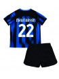 Otroški Nogometna dresi replika Inter Milan Henrikh Mkhitaryan #22 Domači 2023-24 Kratek rokav (+ hlače)
